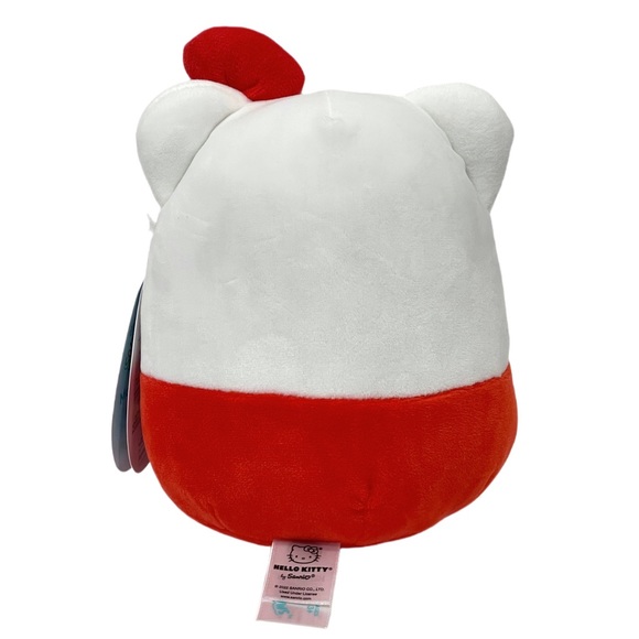 SQUISHMALLOWS Official Kellytoy Plush 6.5 Inch Hello Kitty Red Heart Sunglasses - Picture 3 of 8